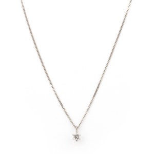 Kette mit Solitäranhänger