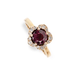 Turmalin-Diamant-Schmuckset