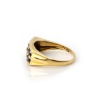 Saphir-Diamantring