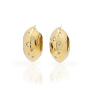 Paar Diamantcreolen