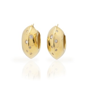 Paar Diamantcreolen