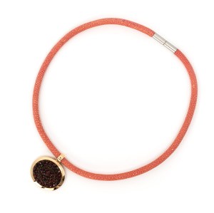 Collier mit Granat-Anhänger
