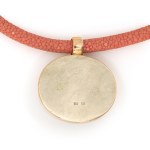 Collier mit Granat-Anhänger