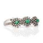 Smaragd-Diamant-Armband