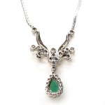 Smaragd-Diamant-Collier
