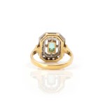 Smaragd-Diamant-Ring