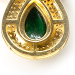 Smaragd-Diamant-Collier