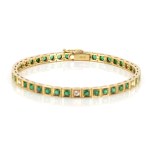 Smaragd-Diamantarmband