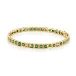 Smaragd-Diamantarmband