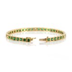 Smaragd-Diamantarmband