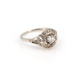 Historischer Diamantring
