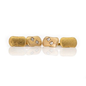 Manschettenknöpfe mit Diamanten