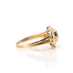 Saphir-Diamant-Ring