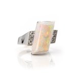 Opal-Diamant-Ring
