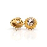 Goldtopas-Set, bestehend aus Ring und Ohrringen