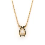 Diamant-Anhänger mit Kette