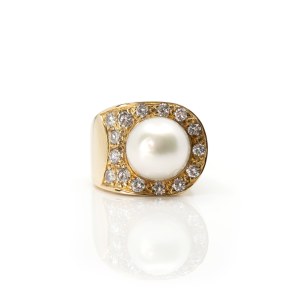 Perl-Diamant-Ring