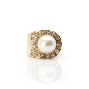 Perl-Diamant-Ring