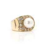 Perl-Diamant-Ring