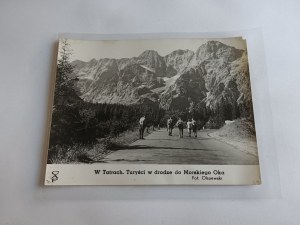 PHOTO PRL TATRA, TOURISTS ON THE WAY TO THE SEA EYE