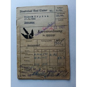 STAATSBAD BAD ELSTER ZAKOPANE TRYBUS KSIĄŻECZKA ZDROWIA, DR MED. WUNDERLICH