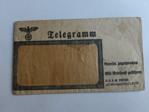 ENVELOPE TELEGRAM SWASTIKA