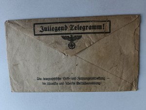 ENVELOPE TELEGRAM SWASTIKA