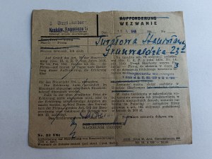 SUMMONS KRAKÓW KANONICZA TAX OFFICE