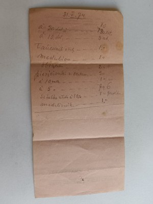 PRESCRIPTION MEDICAL ORDER KIELCE SICKNESS FUND 1932