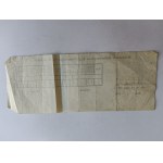 RECEIPT KRAKOW UNIVERSITY OF JUGLONA BURSARY 1931