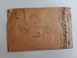 ROMANIA ENVELOPE, KRAKOW, SWASTIKA STAMP 1942