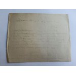 TELEGRAM LETTER 1903, LVIV, DR WERESZCZYNSKI