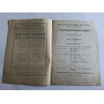 PROGRAM KONCERTOWY FILHARMONIA KRAKÓW KRAKAU GG 1942 R, RUDOLF ERB, KARL WINGLER