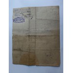 TYMCZASOWY DOWÓD OSOBISTY KSIĄŻ WIELKI, MIECHÓW, PIECZĄTKA 1922 R