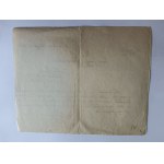 PISMO ZAWIADOMIENIE LWÓW IZBA SKARBOWA 1923 R