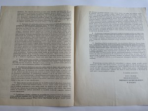 LETTER TO THE MARSHAL OF THE PARLIAMENT OF THE REPUBLIC OF POLAND, WARSAW SEJM, 1932, UNITED PARENT ASSOCIATIONS IN POLAND, ŻÓRAWIA