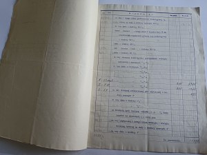 COST ESTIMATE, KRAKOW, ENG. LEONARD NITSCH & SKA 1906, WATERWORKS, CENTRAL HEATING, VENTILATION
