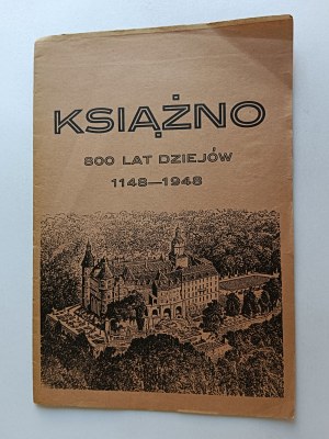 ALFONS SZYPERSKI, PRINCE PIAST CASTLE, GUIDEBOOK, SCIENTIFIC SOCIETY WAŁBRZYCH