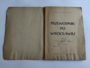 ANDRZEJ JOCHELSON, GUIDE TO WROCŁAW WITH A CITY PLAN, PRZELOM KRAKÓW PUBLISHER 1946