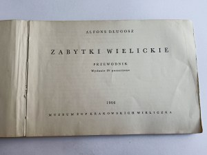ALFONS DŁUGOSZ, WIELICKI MONUMENTS, GUIDEBOOK, 1966