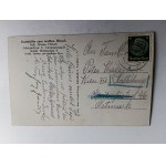 ALEKSANDRÓW ŁÓDZKI ALEXANDROW LITZMANNSTADT, ŁÓDŹ, STEMPEL, ZNACZEK 1941 R