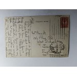 ALEKSANDRÓW POGR STACJA OD STRONY PODJAZDU,Z NACZEK, STEMPEL 1914 R