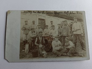 PHOTO SOLDIERS ARMY 1915, STAMP