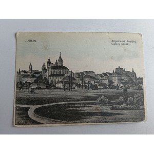 LUBLIN OGÓLNY WIDOK, STEMPEL, PIECZĄTKA KRIEGSZAHNKLINIK DER IV ARMEE
