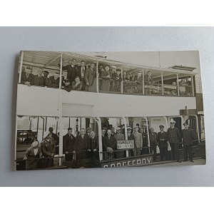ZDJĘCIE STATEK HAMBURG 1937 R