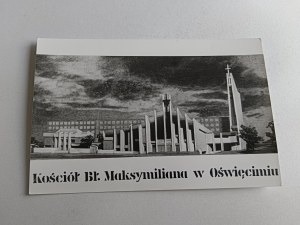 PHOTO BRICK OŚWIĘCIM CHURCH OF BLESSED MAXIMILIAN, STAMP