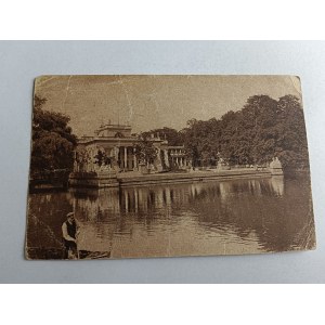 WARSZAWA PAŁAC W ŁAZIENKACH, STEMPEL, ZNACZEK 1925 R