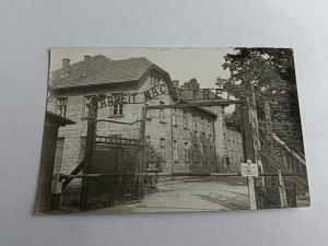 PHOTO OŚWIĘCIM CONCENTRATION CAMP, STAMP