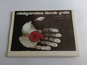 SET OF 9 POSTCARDS INTERNATIONAL BIENNALE OF PRINTMAKING KRAKOW 1976, BETTINVILLE, MC COMBS, MIYUKI, MULLER, PIESOWOCKI