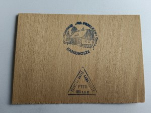 KARKONOSZE SHELTER SAMOTNIA, SHELTER MUFLONIK, ACADEMIC THATCH, ON OKRAJ PASS, STAMP, SLIGHTLY DAMAGED